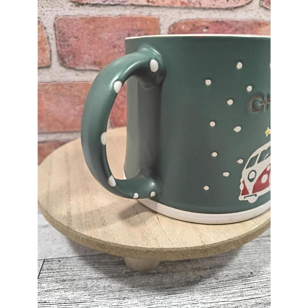 Spectrum Designz Splendid Travel Holiday 17oz Ceramic Coffee Mug VW Bus NWT - Picture 4 of 6